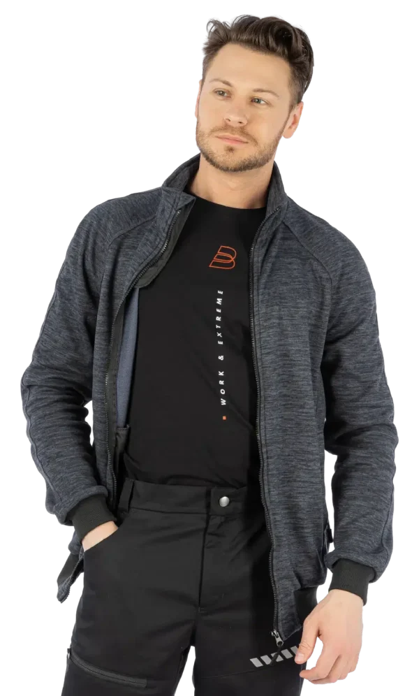 Флисовая толстовка Brodeks KS 241 cation, серый
