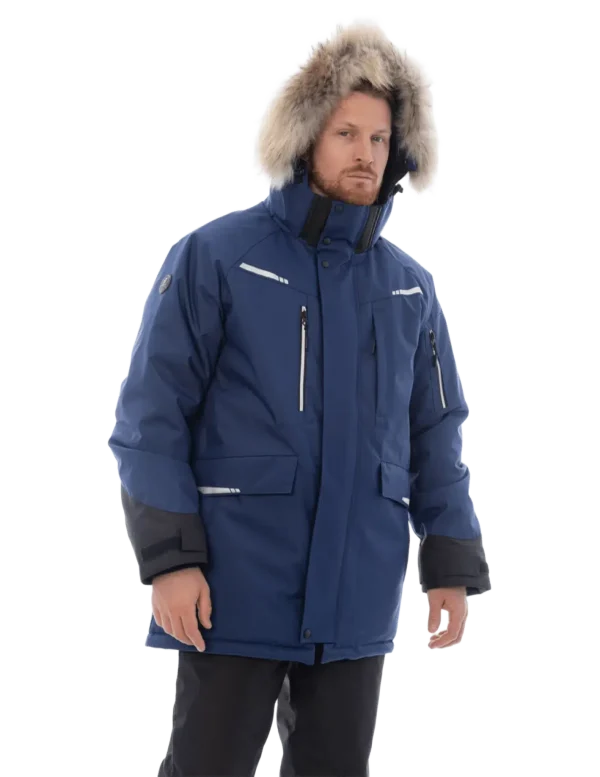 Зимняя куртка-парка Brodeks KW 215, синий