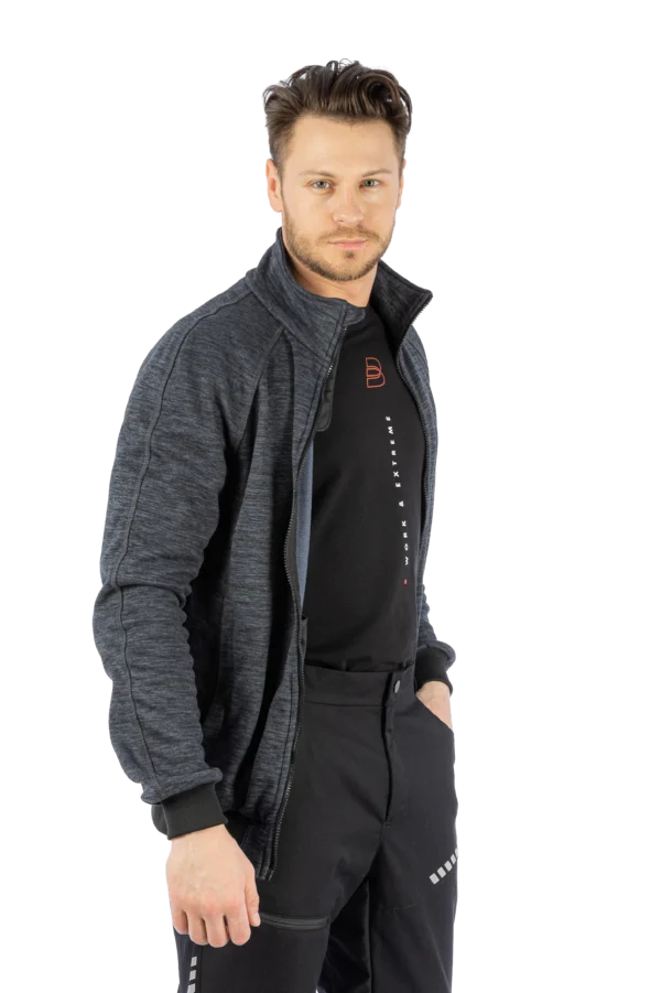 Флисовая толстовка Brodeks KS 241 cation, серый