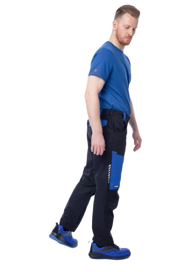 Летние брюки Brodeks KS 334, синий/черный