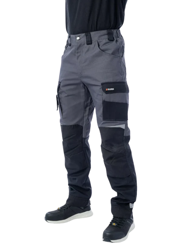 Летние брюки Brodeks KS 302, серый/черный