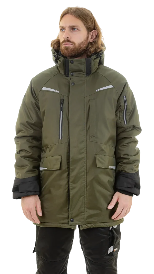 Зимняя куртка-парка Brodeks KW 215, хаки