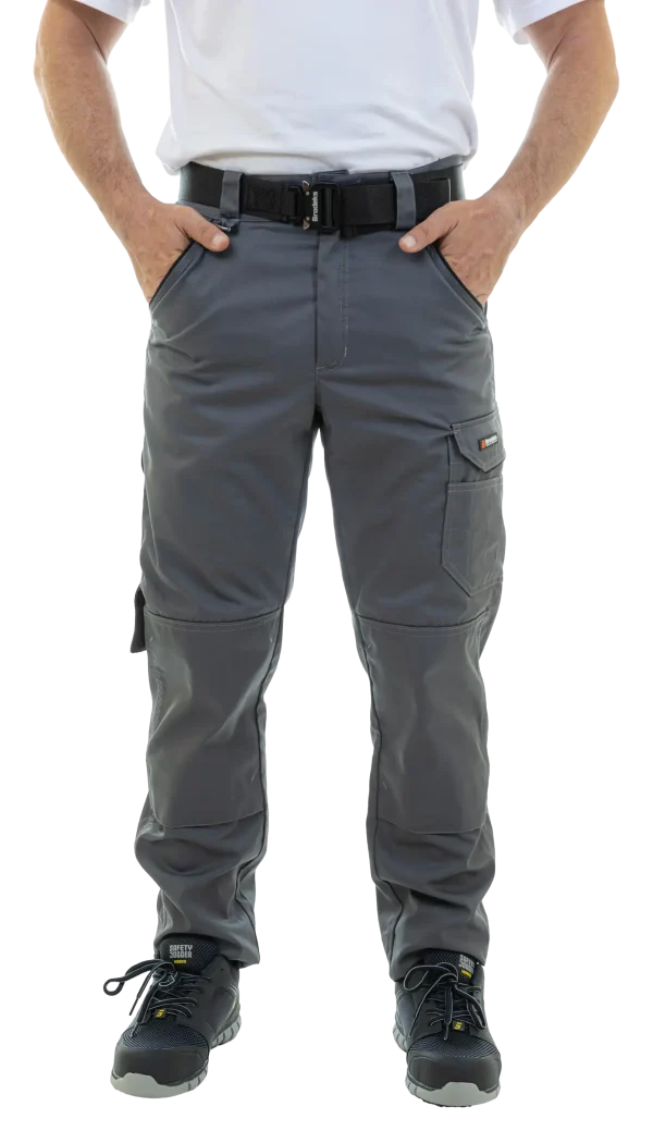 Летние брюки Brodeks KS 301, серый