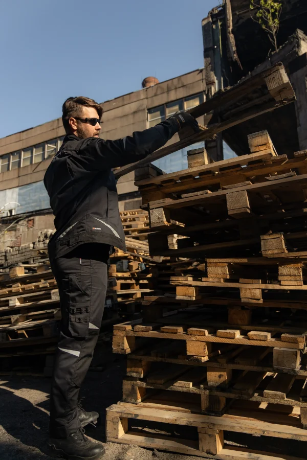 Летний полукомбинезон Brodeks KS 402, черный