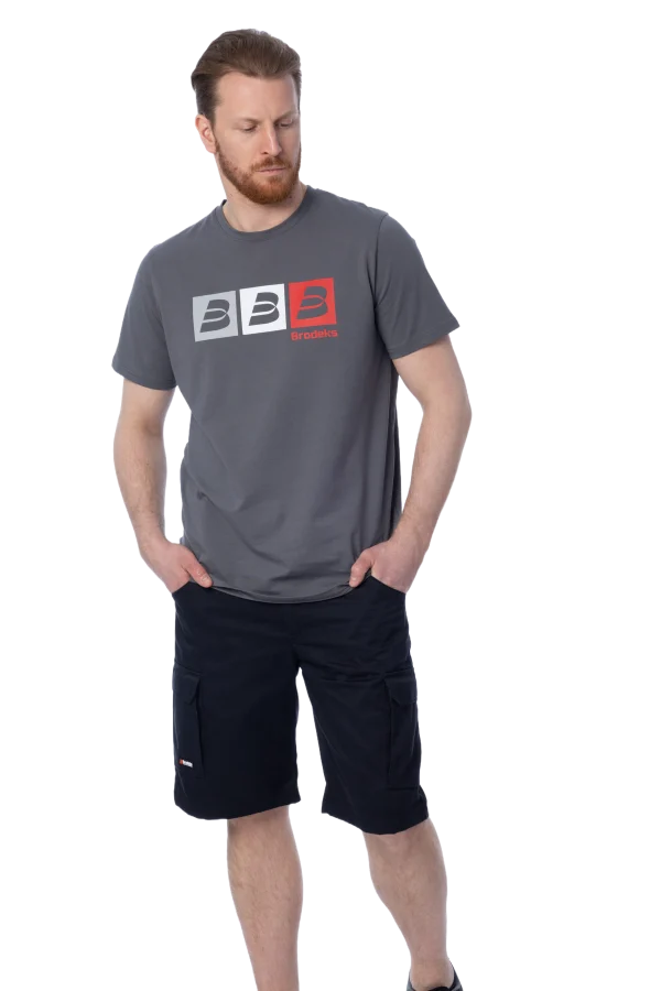Шорты Brodeks KS 314 С, черные (100% хлопок)