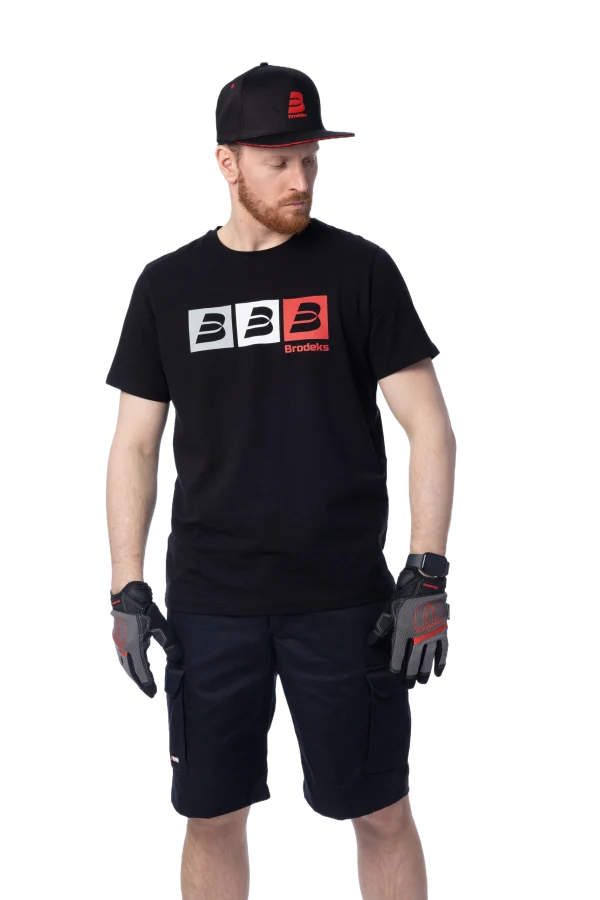 Шорты Brodeks KS 314 С, черные (100% хлопок)
