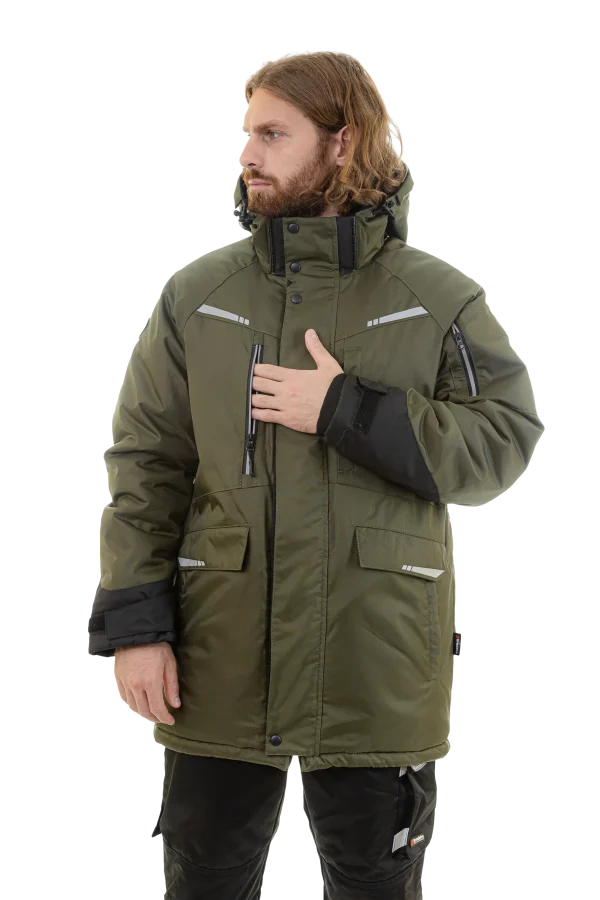 Зимняя куртка-парка Brodeks KW 215, хаки