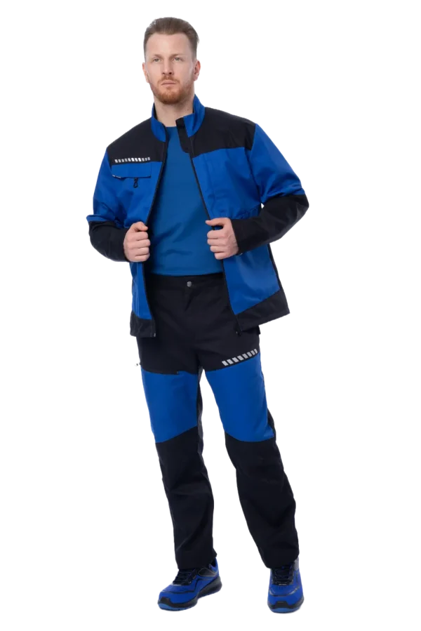 Летние брюки Brodeks KS 334, синий/черный