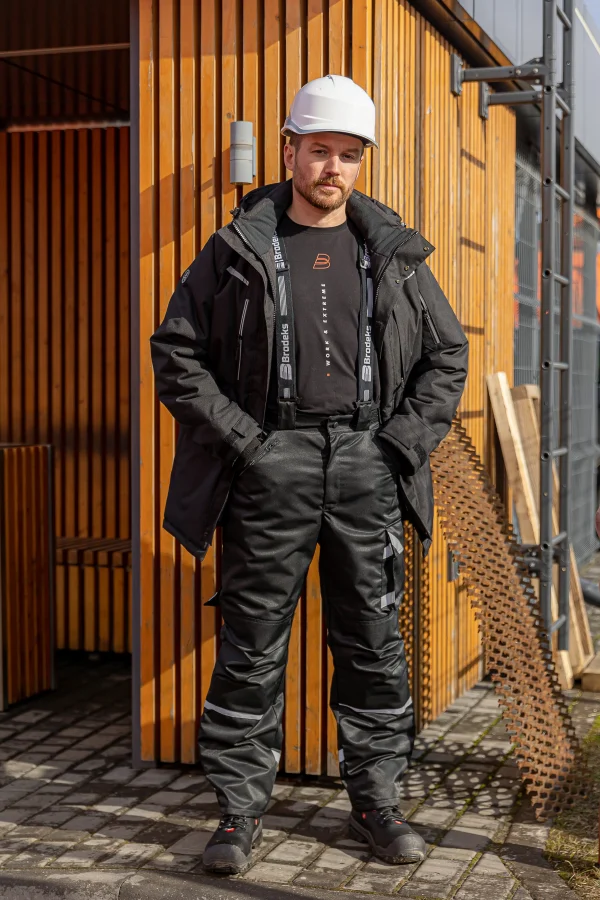 Зимние брюки Brodeks KW 304, черный