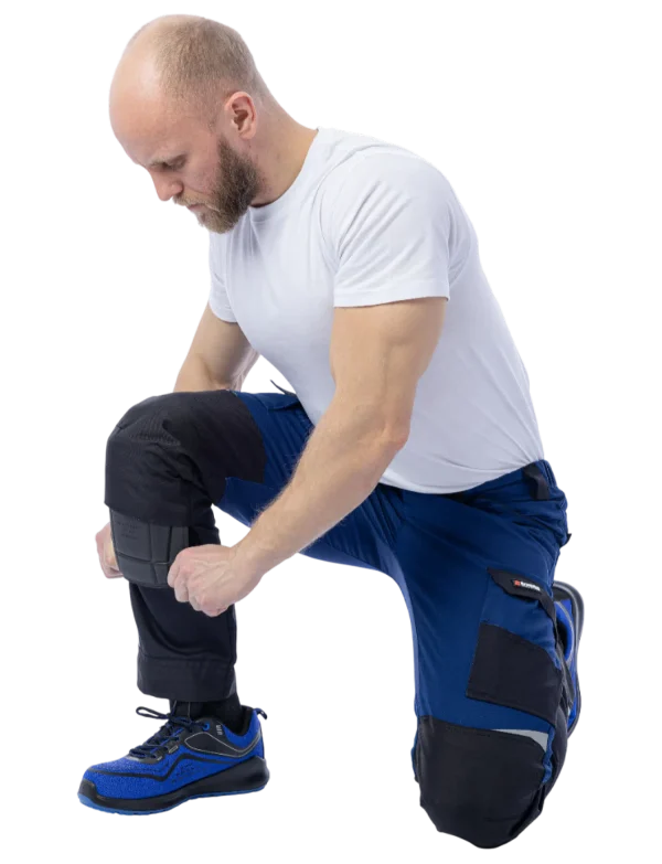 Летние брюки Brodeks KS 302, синий/черный
