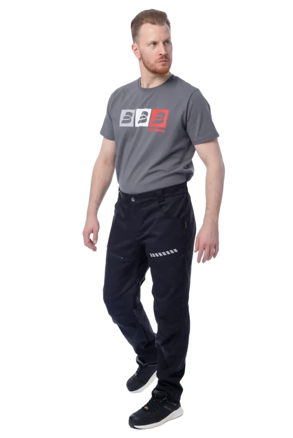 Летние брюки Brodeks KS 334, черный