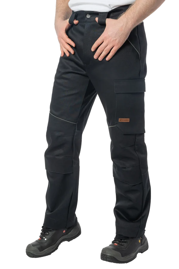 Брюки сварщика 2 класса Brodeks FS 38-02, черный