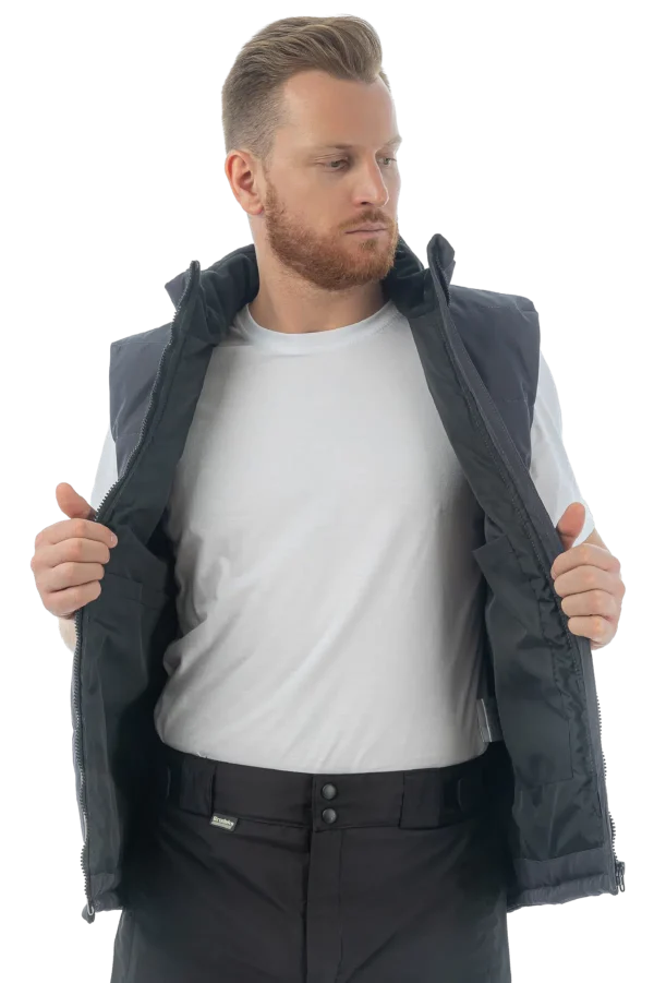 Утепленный жилет Brodeks KW 101, серый