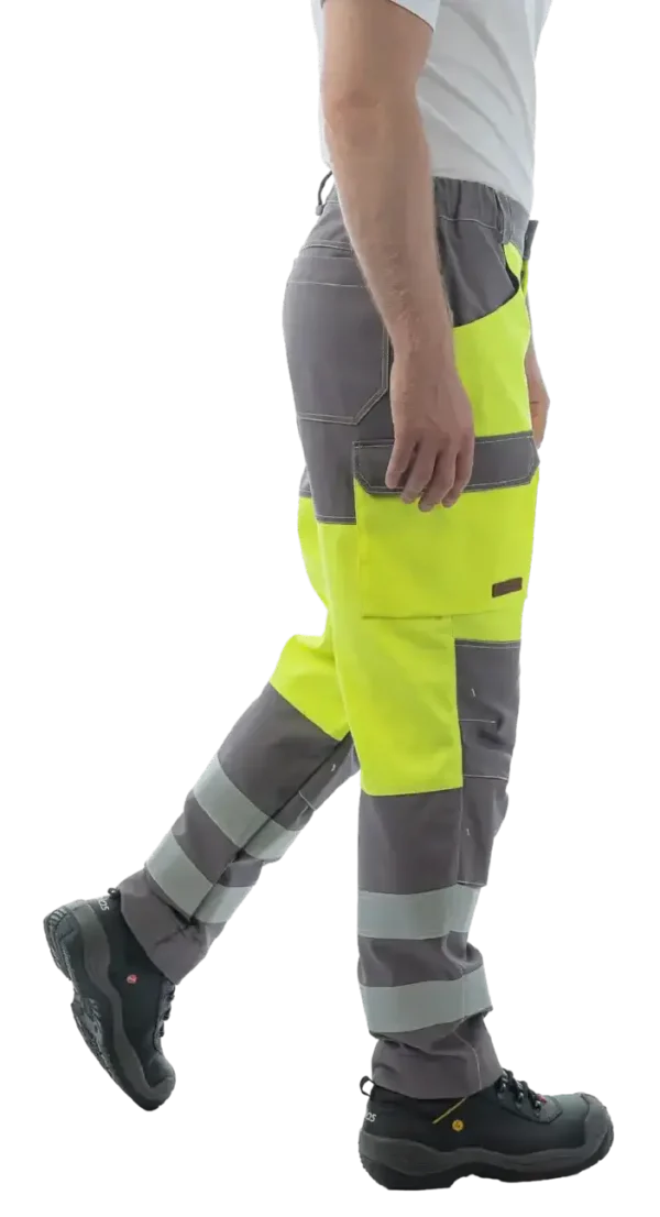 Летние мультизащитные брюки Brodeks MS 38-61, желтый/серый