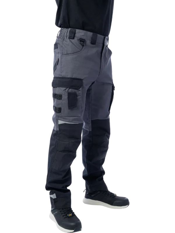 Летние брюки Brodeks KS 302, серый/черный
