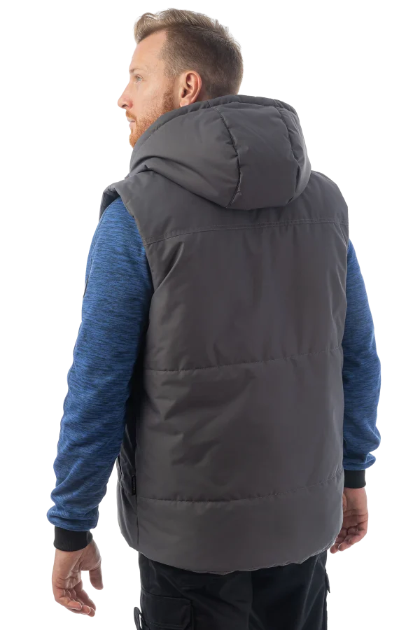 Утепленный жилет Brodeks KW 112, серый