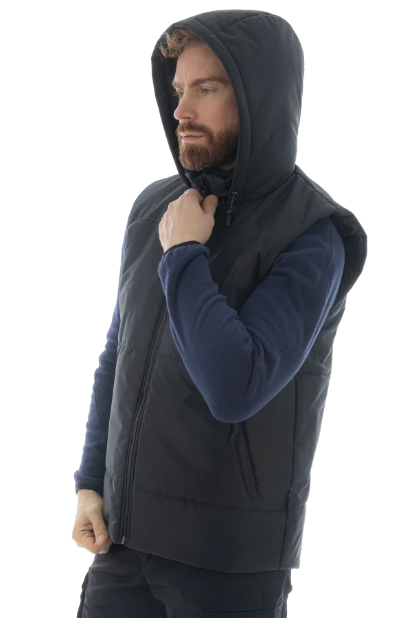 Утепленный жилет Brodeks KW 112, черный