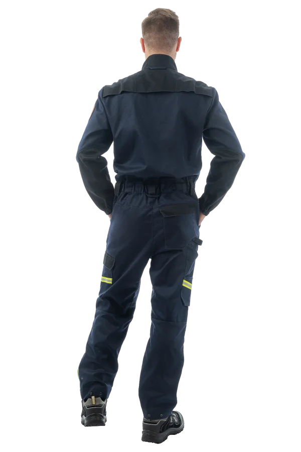 Комбинезон сварщика 1 класса Brodeks FS 58-01, т.синий/черный