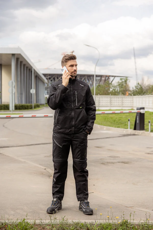 Летние брюки Brodeks KS 305, черный