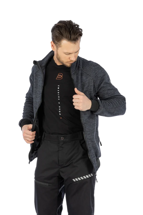 Флисовая толстовка Brodeks KS 241 cation, серый