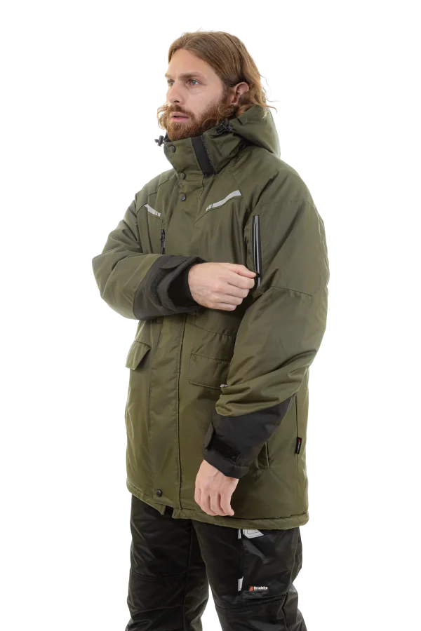 Зимняя куртка-парка Brodeks KW 215, хаки