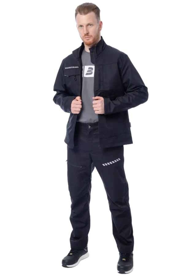 Летние брюки Brodeks KS 334, черный