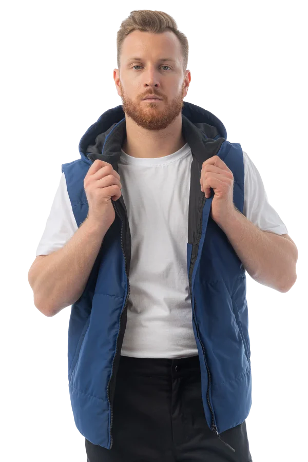 Утепленный жилет Brodeks KW 112, синий