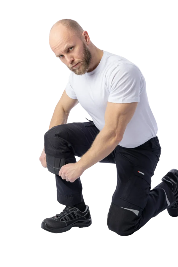 Летние брюки Brodeks KS 302, черный