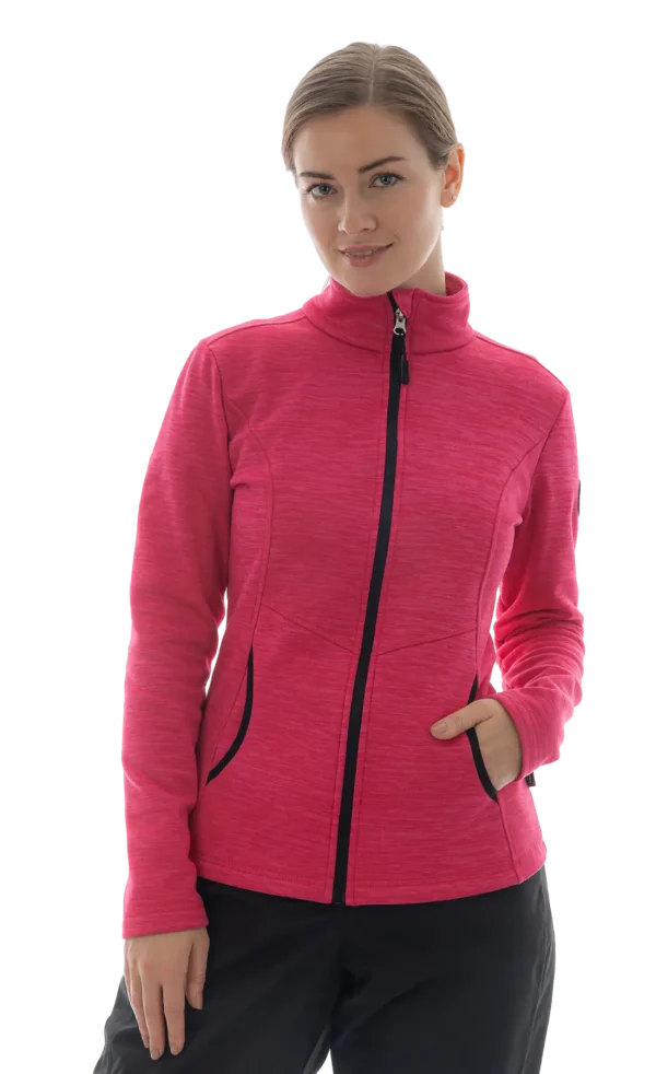 Женская флисовая толстовка Brodeks KS 244 cation, розовый