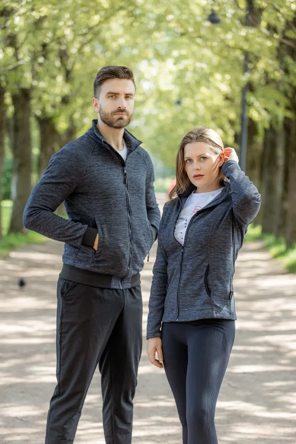 Флисовая толстовка Brodeks KS 241 cation, серый