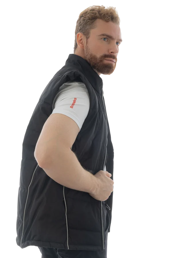 Утепленный жилет Brodeks KW 101, черный