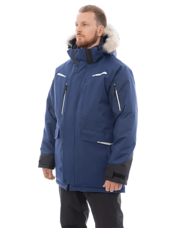 Зимняя куртка-парка Brodeks KW 215, синий