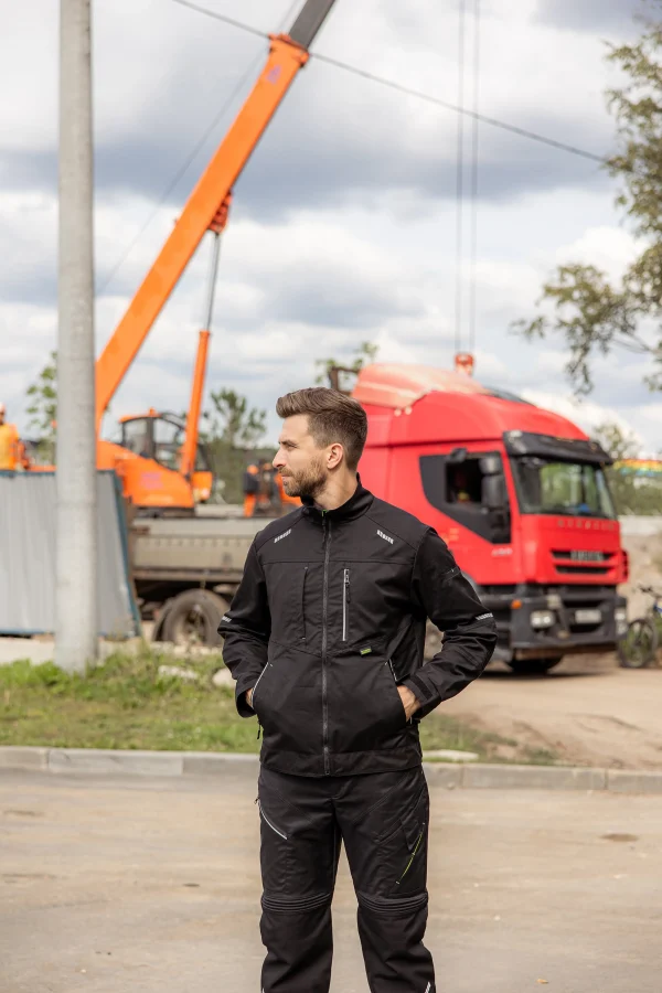 Летняя куртка Brodeks KS 209, черный