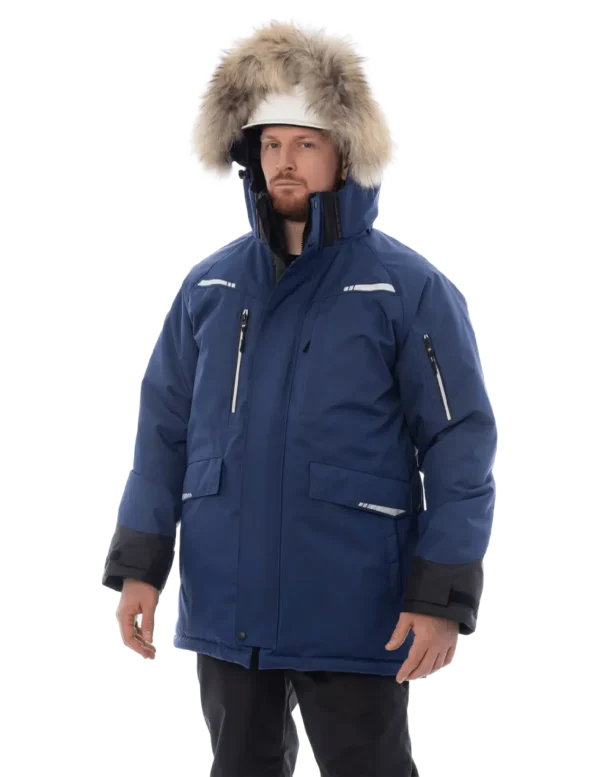 Зимняя куртка-парка Brodeks KW 215, синий
