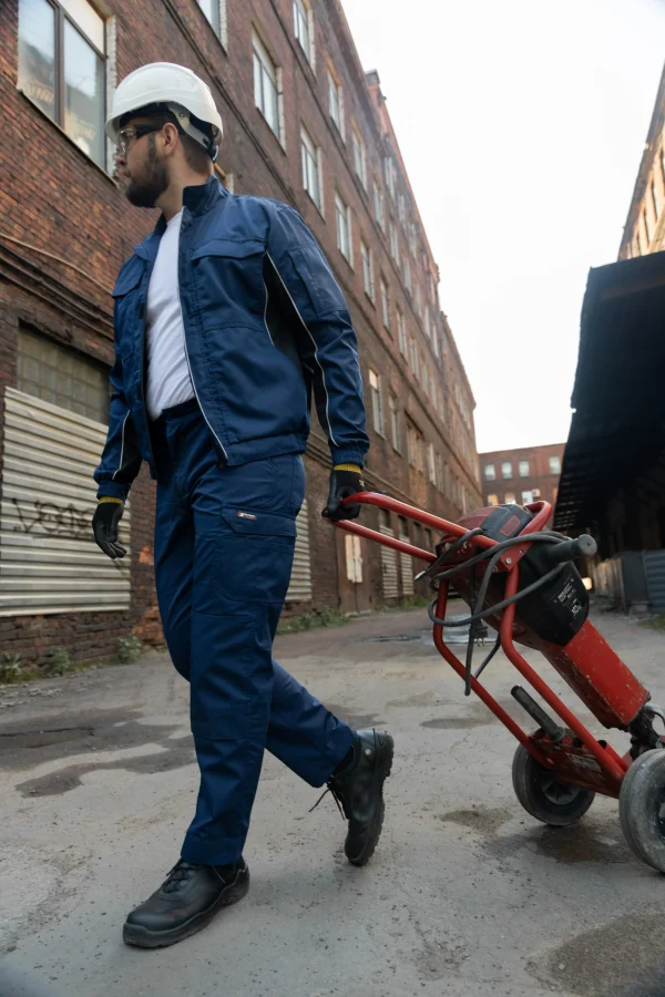 Летние брюки Brodeks KS 301, синий