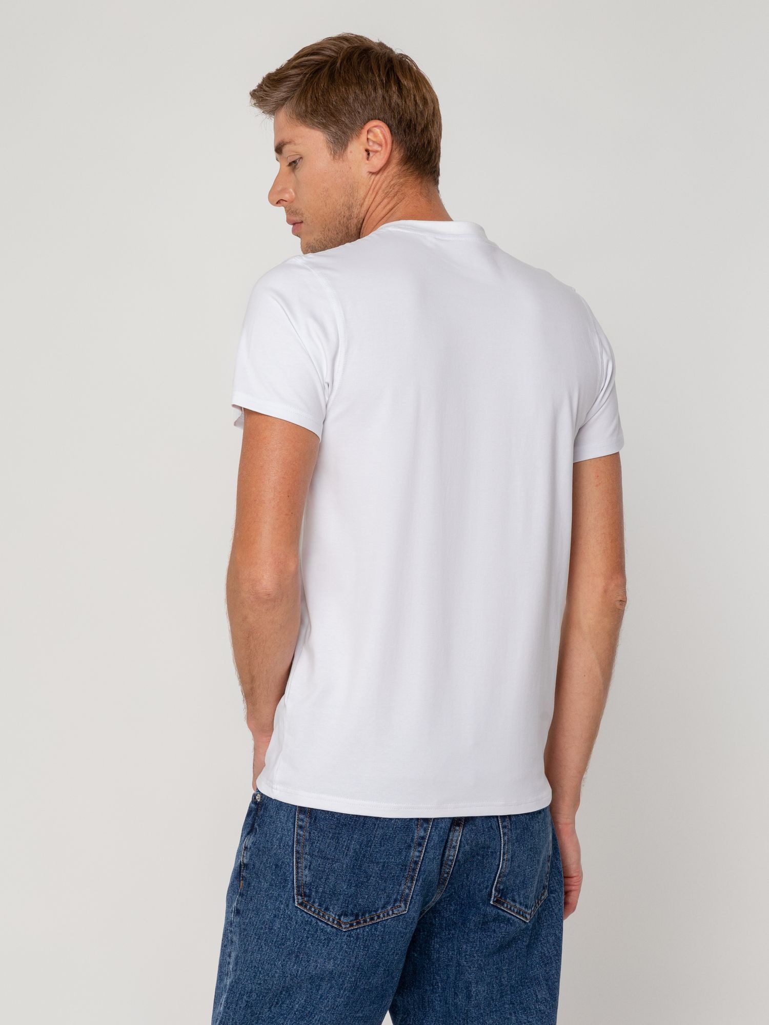 Футболка мужская T-bolka Stretch, белый