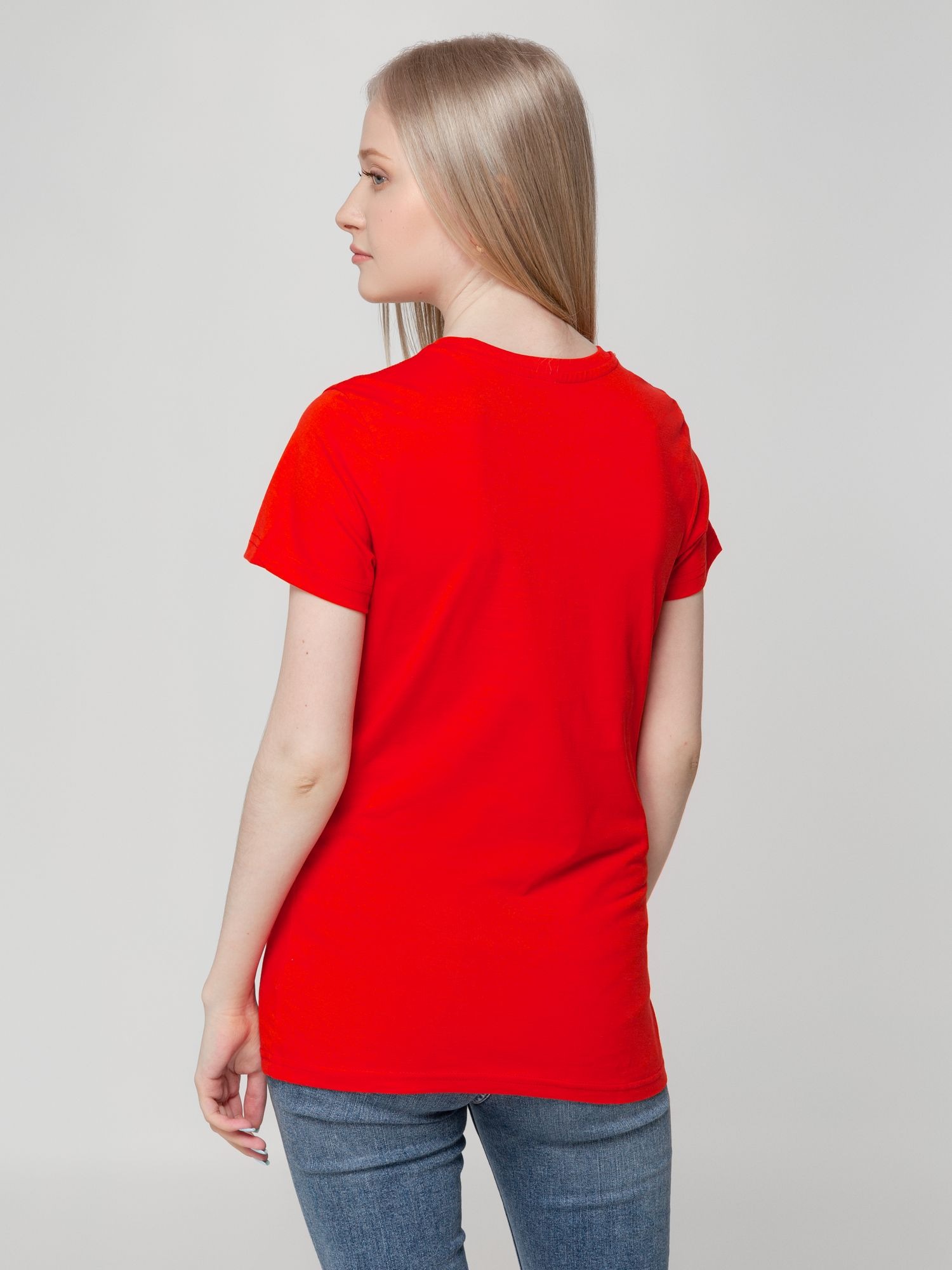Футболка женская T-bolka Lady, красный