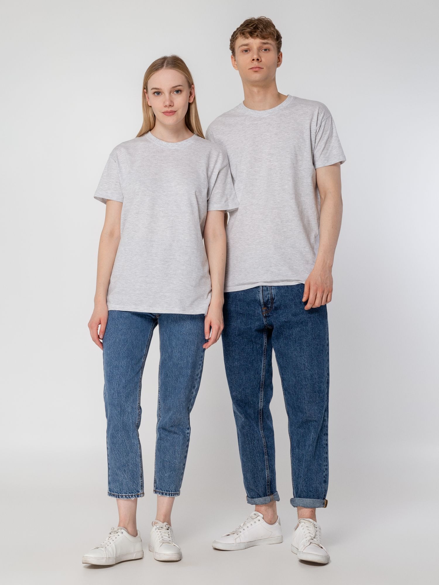 Футболка Regent 150, светло-серый меланж