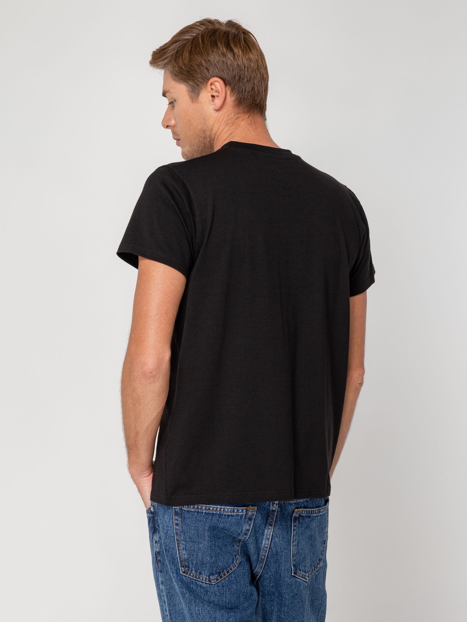 Футболка мужская T-bolka Stretch, черный