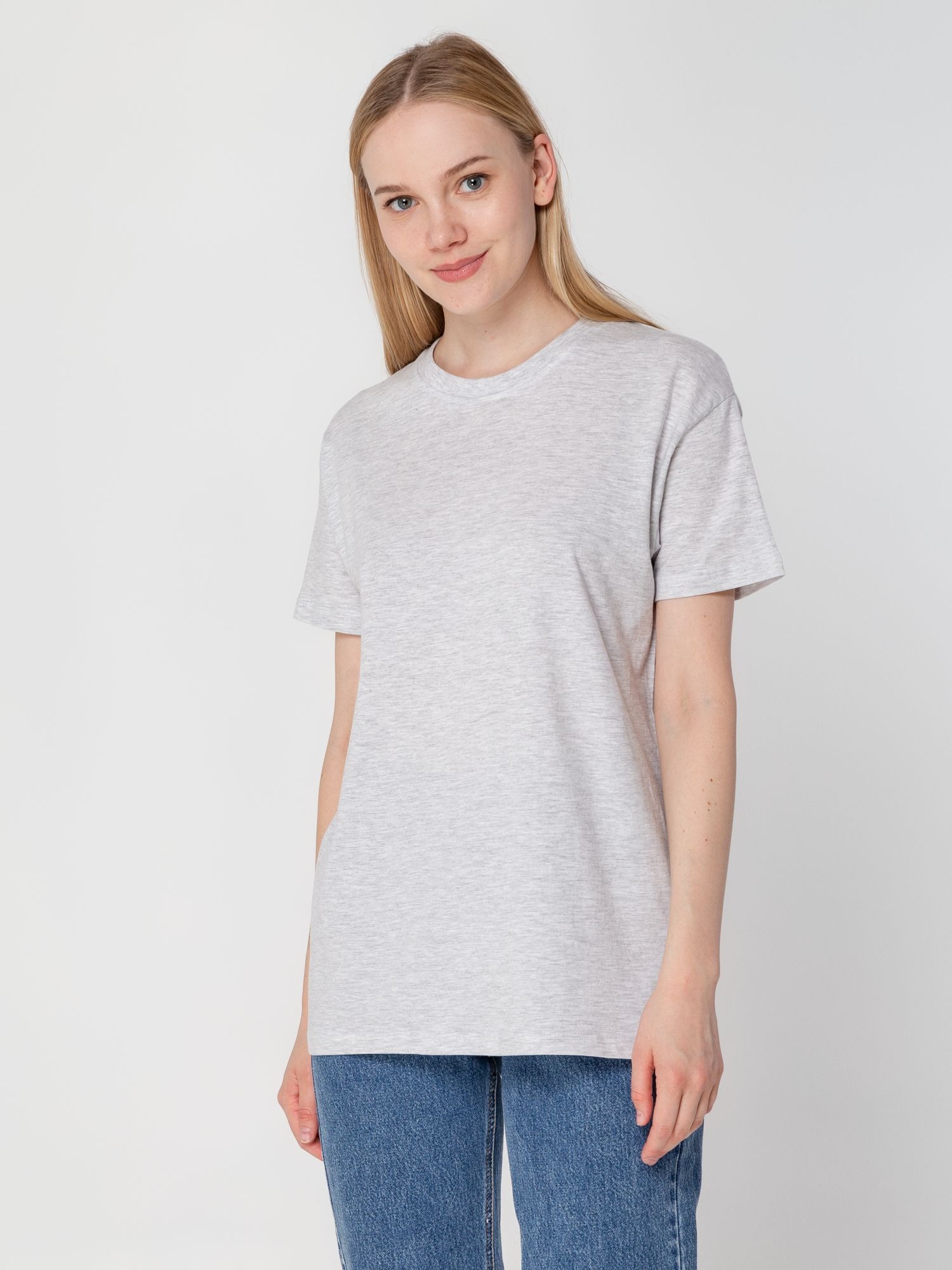 Футболка Regent 150, светло-серый меланж