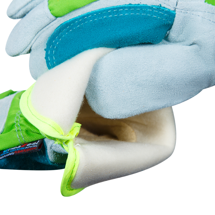 Docker Zima Перчатки утепленные комбинированные из спилка c усиленной ладонью